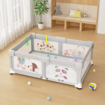 بار دي جو (120x180 سم) مع حاجز أمان - رمادي