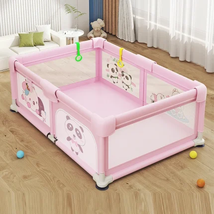 بار دي جو (120×180 سم) مع حاجز أمان - وردي