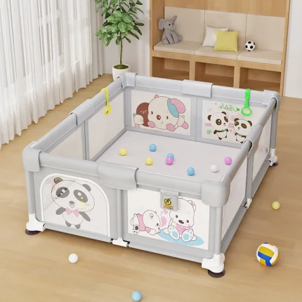 بارسي دي جو (150×180 سم) مع حاجز أمان - رمادي